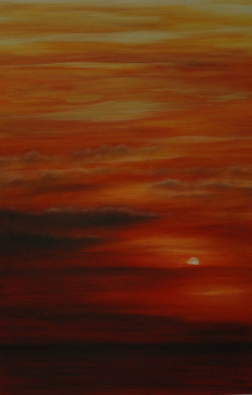 Sonnenuntergang, 80 x 120